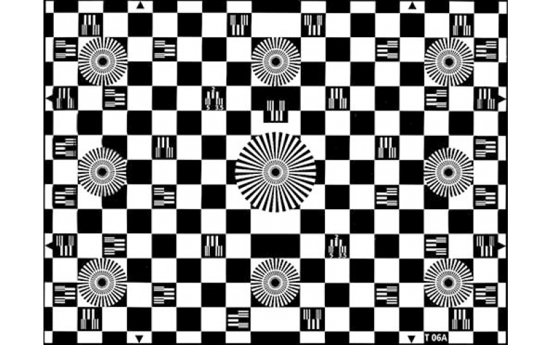 T06A-Q 畸變、分辨率Chart圖