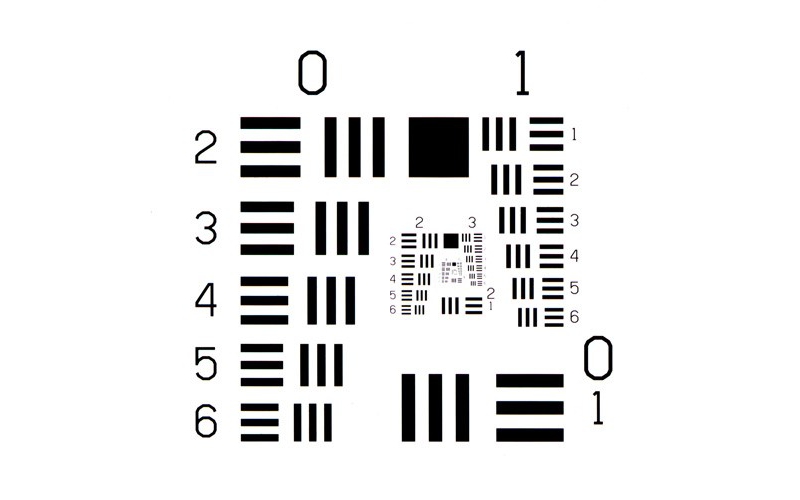 TE250-Q USAF 35mm分辨率Chart圖