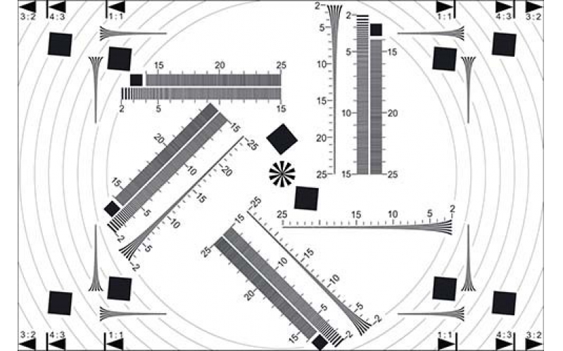 TE252-Q CIPA分辨率Chart圖